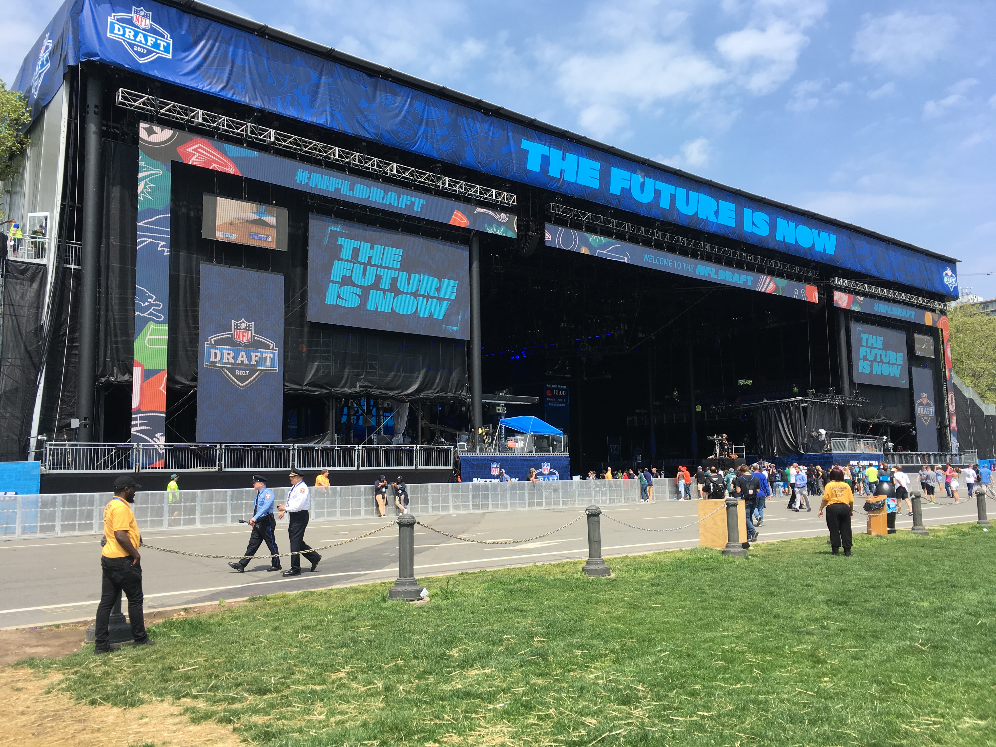 Hot Off the Heat Press at the NFL Draft