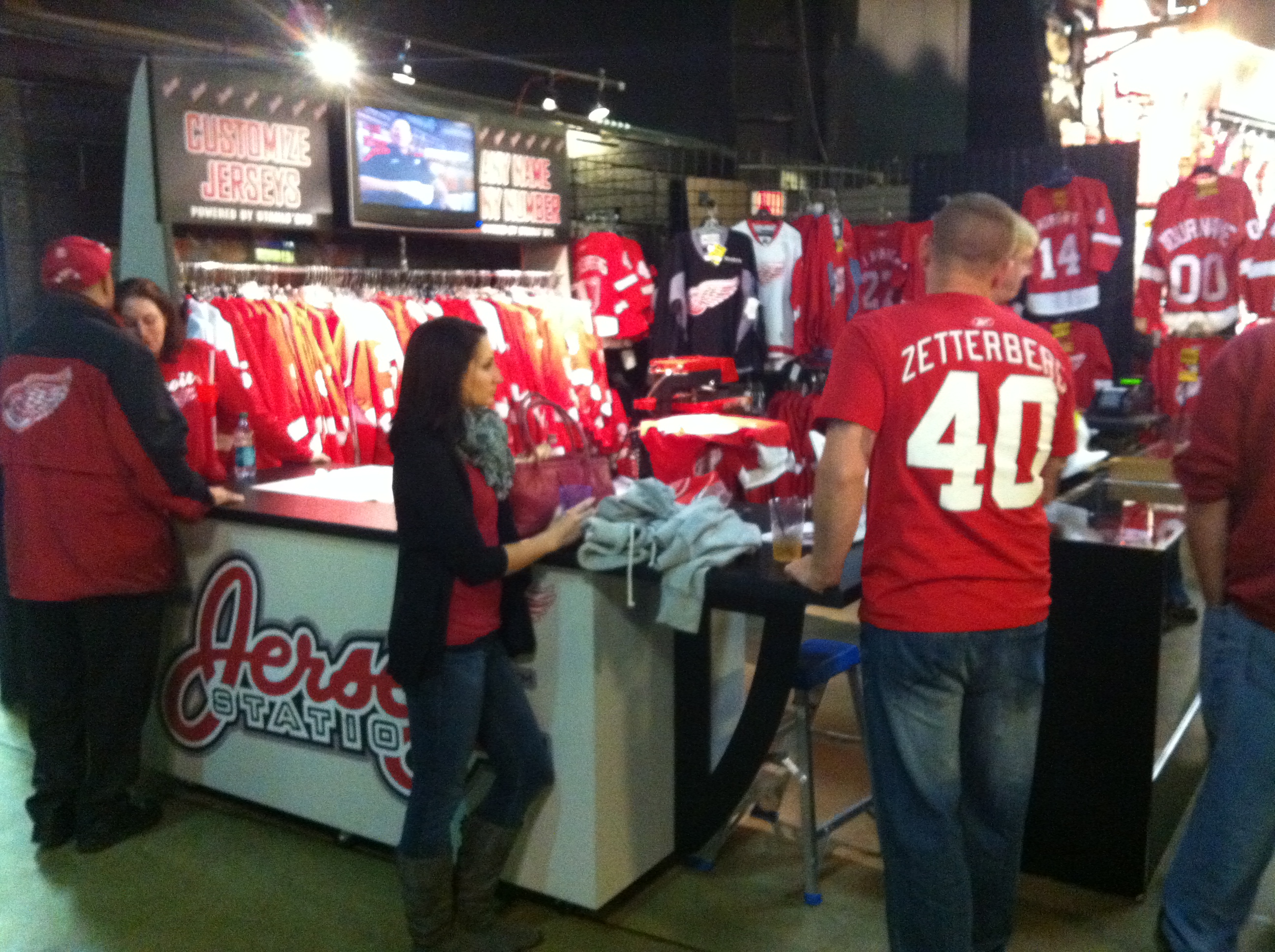 Jerseys on Demand at the Joe