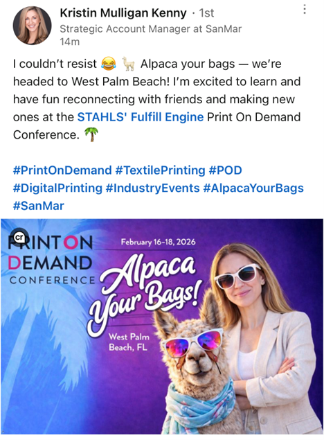 Stahls’ 2nd Annual Print on Demand Conference