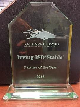 Partner of the Year for Stahls’ Texas